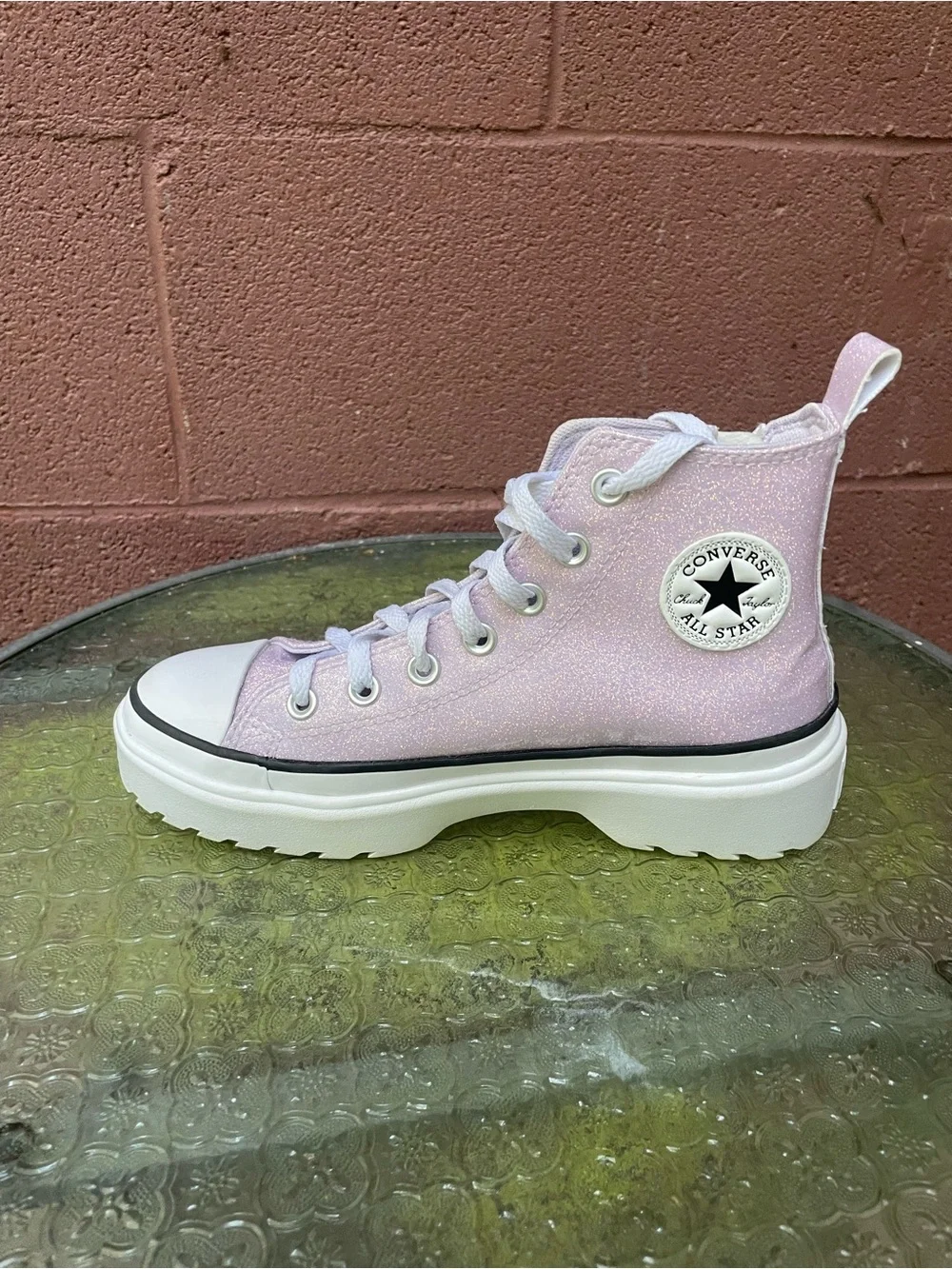 Converse Chuck Taylor Lugged Lift Platform High Sneakers Size 5 Youth